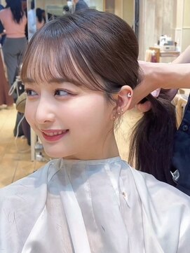 アフロート ディル(AFLOAT D'L) 表参道アフロート張替　下ろし前髪　シースルーバング