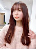 Say.黒髪ボブルフネビージュ小顔ワンレンレイヤーロング韓国青山