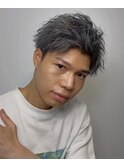 ソフトツイストかきあげアップバング刈り上げショート