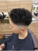 韓国マッシュスペインカールスパイキーショート〈理容室〉西川口