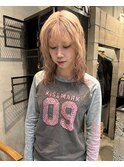 ピンクベージュグラデーション！