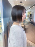 ミニウルフレイヤーカット顔周りカット前髪カット韓国ボブ/横浜