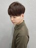 【メンズ限定】メンズカット+メンズカラー+炭酸ヘッドスパ+眉カット