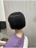 ぱつっとボブ