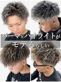 メンズカット/メンズパーマ/ハイライト/メッシュ/10代20代30代
