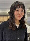 ロングパーマ/石橋/enu河原町/京都美容室