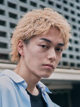 フィフス 原宿(fifth) スパイキーパーマツイストスパイラルパーマショートヘア短髪黒髪