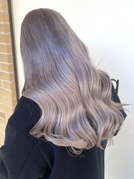 サンクマーケット 渋谷(cinq MARKET) 渋谷ブリーチカラーハイトーンカラーラベンダーグレージュ30代