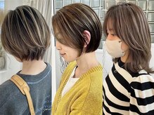 ユイマァル 岡山店(YUIMARL)の雰囲気(脱白髪染め大人ハイライトや幅広いカラーデザインをご提案♪)