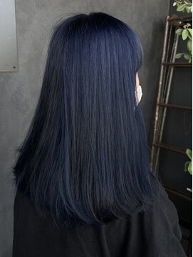 ピケ(pique) ネイビーカラー/ブルージュ/青髪 /暗髪/ネイビーグレー/20代30代