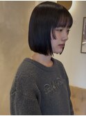 に合わせカット/ボブカット/ぷつっとボブ/顔周りカット/erika/