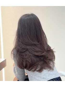 イオエ 表参道(ioe) 黒髪/オリーブグレー/小顔/ココアベージュ/髪質改善/縮毛矯正