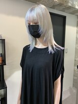 PELE原宿/ブリーチなしダブルカラー/ハイトーン/ケアブリーチ【３月上旬OPEN(予定)】&nbsp;着物ヘア/大人ガーリー/ダークアッシュ/似合わせカット/原宿