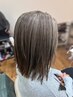 【大人なおしゃれを楽しむ】カット＋ハイライト(白髪ぼかし)　￥22000～