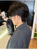 毛流れニュアンスパーマ