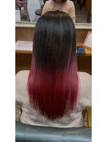 ヘアーサロン アトリエ(Hair salon ATORIE)&nbsp;ロングレイヤーブリーチカラーグラデーションカラー
