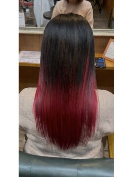 ヘアーサロン アトリエ(Hair salon ATORIE) ロングレイヤーブリーチカラーグラデーションカラー