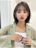 オリーブベージュ 暗色カラー 髪質改善