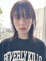 ローマー 明治神宮前 渋谷(ROAMER) 切りっぱなしボブボブレイヤー顔周りカット縮毛矯正ボブパーマ
