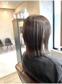 切りっぱなしボブ