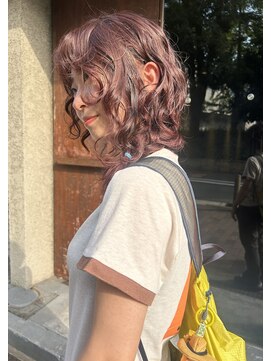 タート(Taat.) Spiral perm × wine red