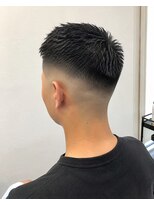 ルートヘア 辻堂店&nbsp;辻堂フェードカットメンズベリーショート短髪