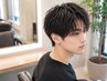 メンズカット+魔法のバブル+眉カット¥4980