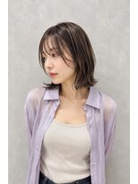 ラベルムバイエーケー(La Belleme by AK)&nbsp;外ハネレイヤーボブ×モカグレージュ
