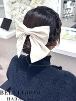 ベルグロー 原宿(BELLEGROW)&nbsp;編み込みアップスタイル ヘアセット/ヘアアレンジ/ヘアメイク