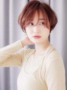 カバーヘアアンドスパ ブリス 浦和(COVER HAIR&SPA bliss) ハニーブラウンブリーチなしナチュラルショートマッシュ30代X