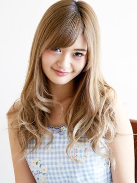 美容室 シープ 小岩店(Seep) 光に透けるようなカラーとゆるウェーブが☆好相性☆