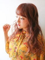 コジック ヘアアンドアイ(Cogic hair & eye)&nbsp;大人可愛い波ウェーブ☆外国人風春カラー☆透明感ピンク