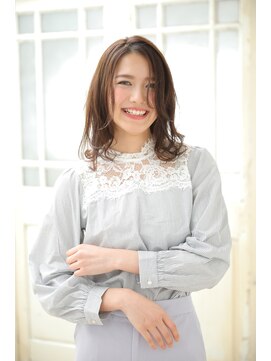 モーラ 鳳店(MOLLA) 綺麗仕上げワンカールミディアム【夏カラー/ニュアンスカラー】