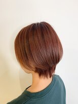 ライリー(riley)&nbsp;rileyショート×オレンジブラウン