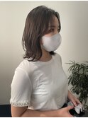 くびれミディ　外ハネボブ　顔まわりレイヤー