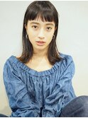 【nanuk※SANO】地毛風ダークグレーとミニバング