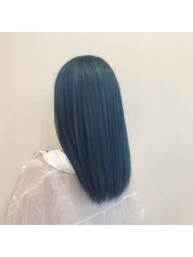 アンスールミミ 南草津店(Ansur mimi) 目を惹く☆青髪