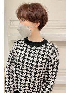 バジルプープラ(basil pupula) 【pupula 勝田】ショートボブ/イルミナカラー/モーブブラウン