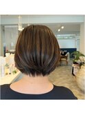 大人のショートボブ