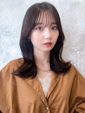 アフロート ルヴア(AFLOAT RUVUA) るなstyle 鎖骨下くびれヘア＊ブラウンベージュ  20代30代40代