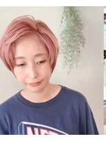 ヘアアトリエハチ(hair atelier hachi) ピンクショート