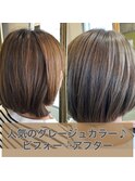 ショートボブでもツヤ髪