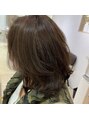 アンプヘアー 六地蔵店(unpeu hair) 肩につく外ハネにレイヤーをいれてくびれボブに