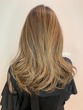 フレイア ヘアーアンドスパ トータルビューティサロン(Freya Hair&Spa) モテ系ロングスタイル