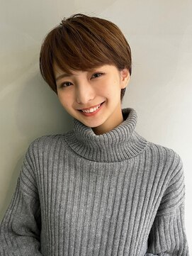 オーブ ヘアー アーチ 赤羽店(AUBE HAIR arch by EEM) 黒髪ショート×エアリー感