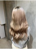 ホワイトベージュエクステ