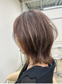 ショートヘア/白髪ぼかしハイライト