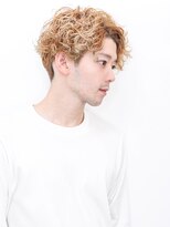 ルックグッドストア(LOOK GOOD STORE) アッシュブラックマッシュパーマウルフ波巻きカルマパーマ388