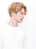 アッシュブラックマッシュパーマウルフ波巻きカルマパーマ388