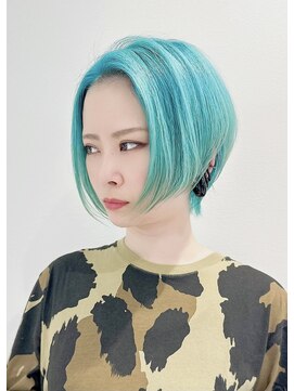 レヴ 草加店(LEV.) 美髪セミディシアーカラー姫カット